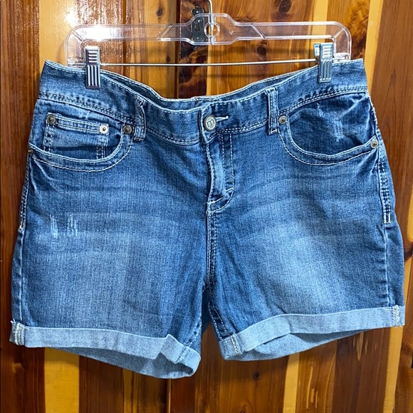 maurices denim shorts